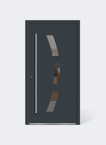 UNILUX Aluminium Haustür Lichtausschnitt vvela3